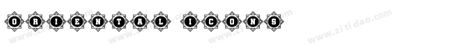 Oriental Icons字体转换